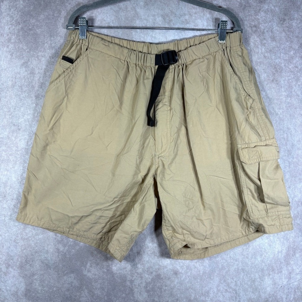 The North Face Shorts Mens XL Tan Cargo Belted Hiking Gorpcore Outdoor Nylon